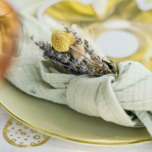 Serviette Gaze de coton Vert Sauge