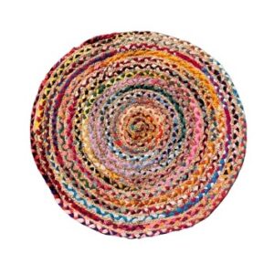 Tapis Rond Multicolor