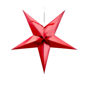 Étoiles 45cm – Rouge
