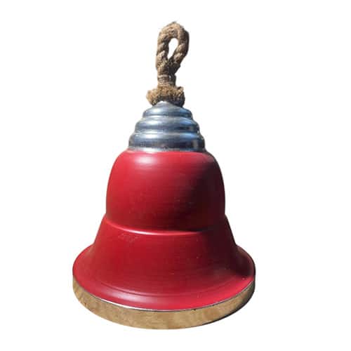 cloche rouge q4 h40 d30 location decoration Noel fete de fin d'année sapin christmas E&C Events nappe housse table vaisselle geneve