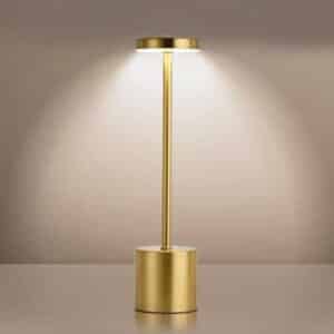 Lampe de table dorée