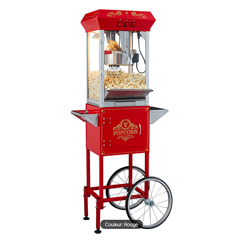 Machine à Pop Corn avec Chariot Appareil à Pop-corn Électrique 850 W Grand Bol de 227 g Ec Events location decoration materiel pays de gex Machine à Pop Corn avec Chariot Appareil à Pop-corn Électrique 850 W Grand Bol de 227 g Ec Events location decoration materiel pays de gex