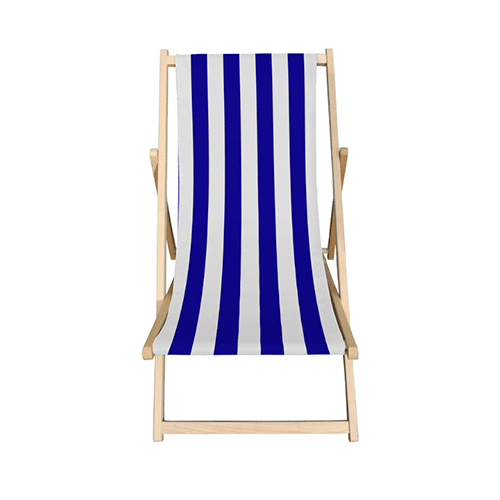 Transat chilienne bleu et blanc rayé location materiel mobilier lounge ec events pays de gex Transat chilienne bleu et blanc rayé location materiel mobilier lounge ec events pays de gex